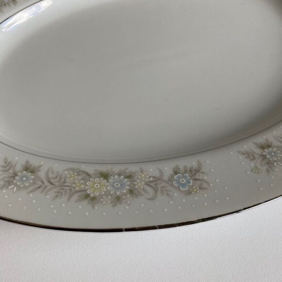 Ambiance Platter La Petit Fleur Fine China Oval - Picture 7 of 8
